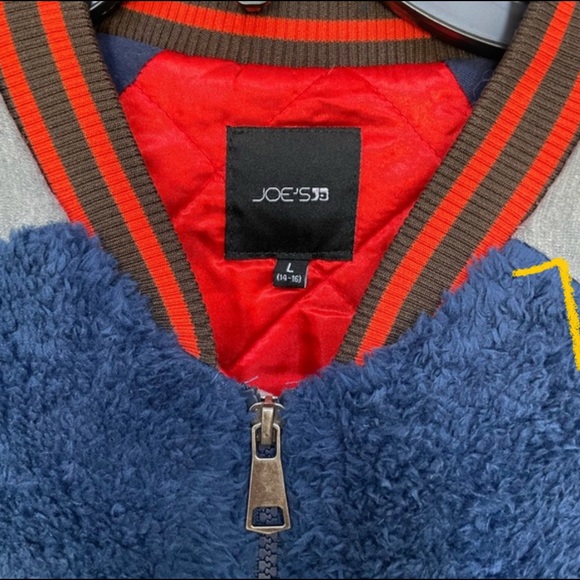 New Joe’s Jeans boys SHERPA COLOR BLOCK JACKET - Picture 5 of 8